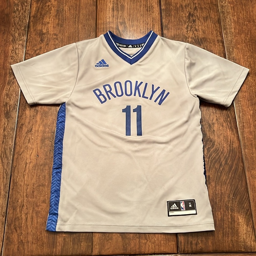 NBA Adidas Brooklyn Nets #11 Lopez Short Sleeve Jersey Boys Size Medium